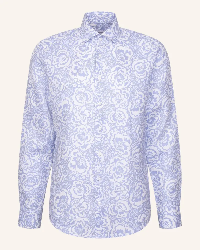 Seidensticker Leinenhemd Regular Fit blau Hellblau