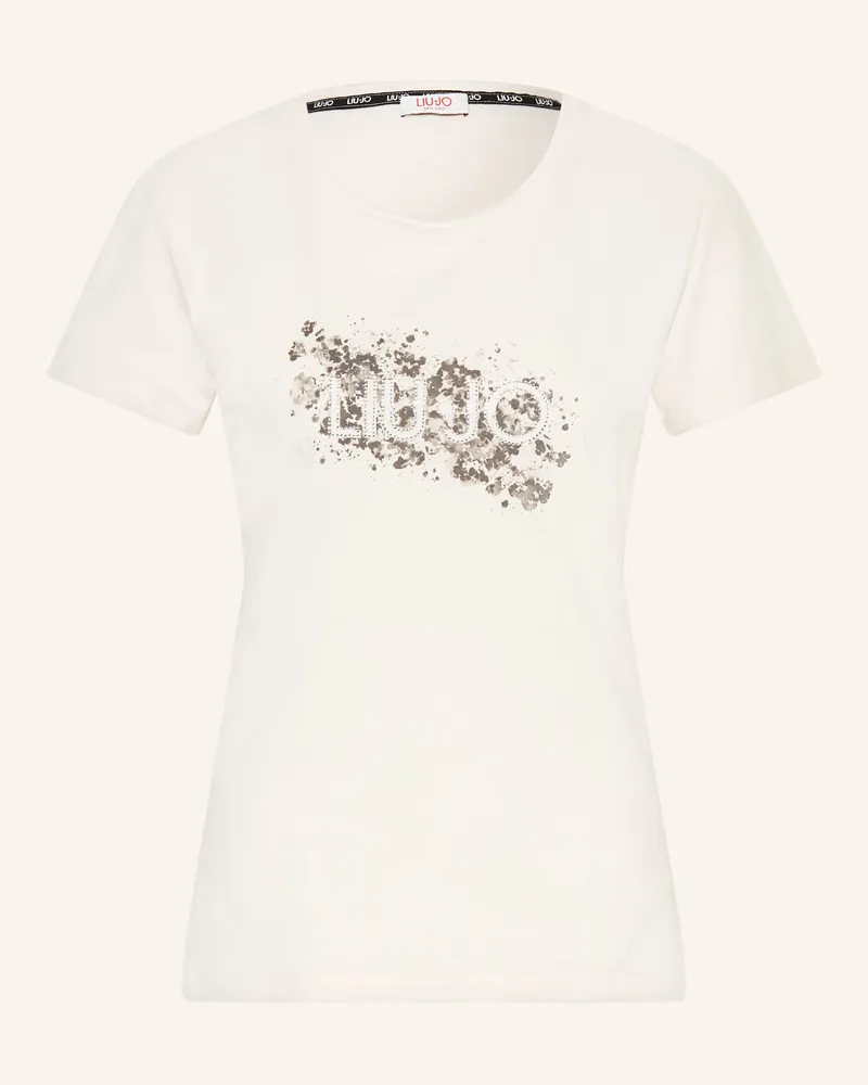 Liu Jo T-Shirt Mit Schmucksteinen weiss Weiss