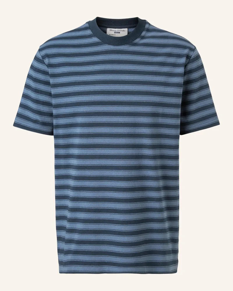 Marc O'Polo T-Shirt blau Dunkelblau