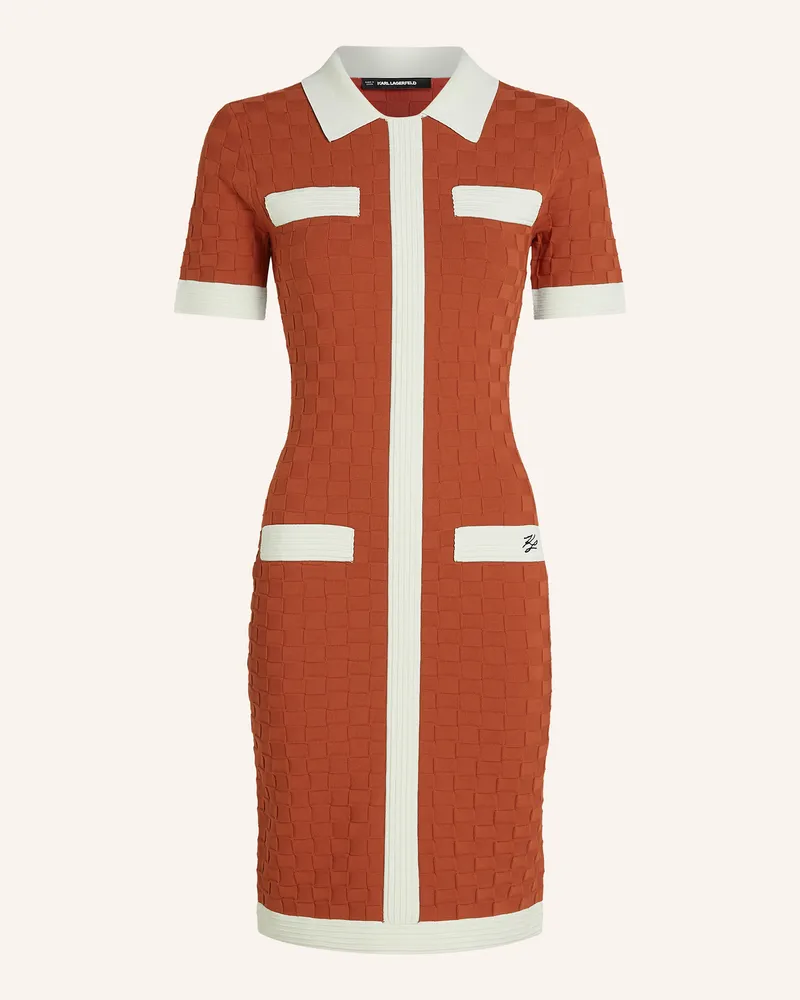 Karl Lagerfeld Kleid Orange
