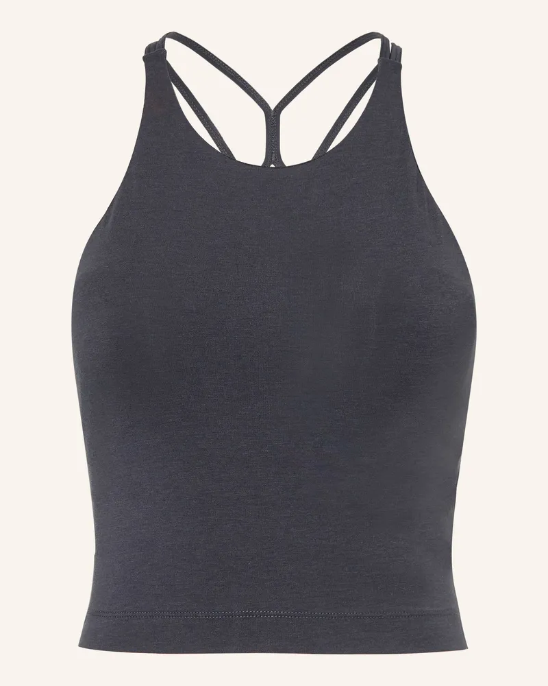 Mandala Yoga-Top Dunkelgrau