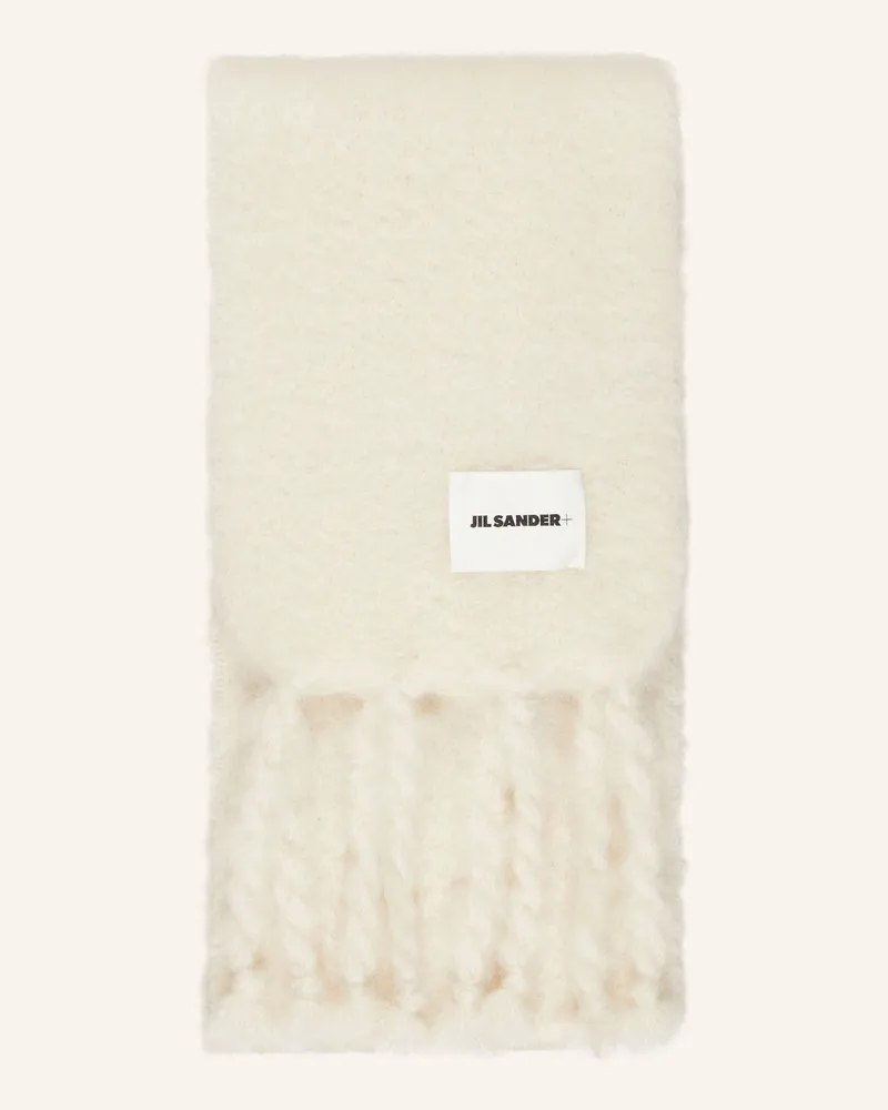 Jil Sander Mohair-Schal Ecru