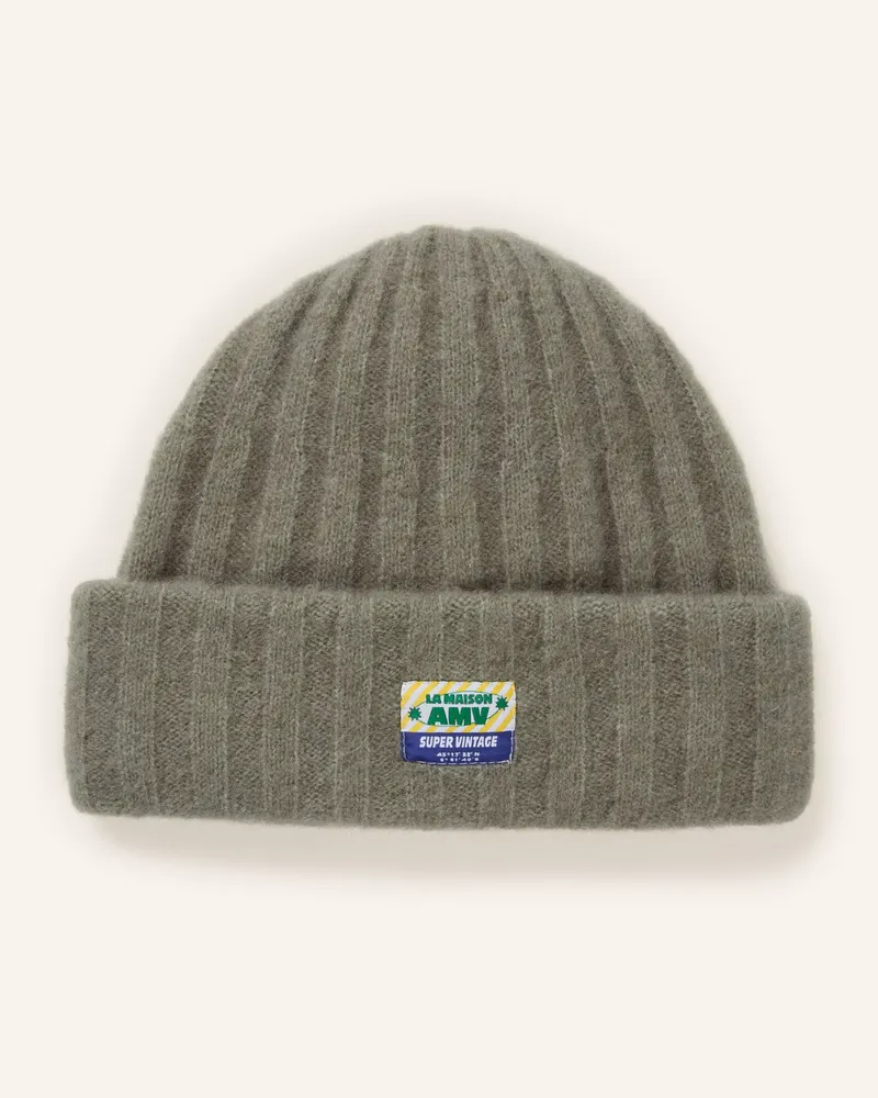 American Vintage Mütze Bonnets Mit Alpaka gruen Grün