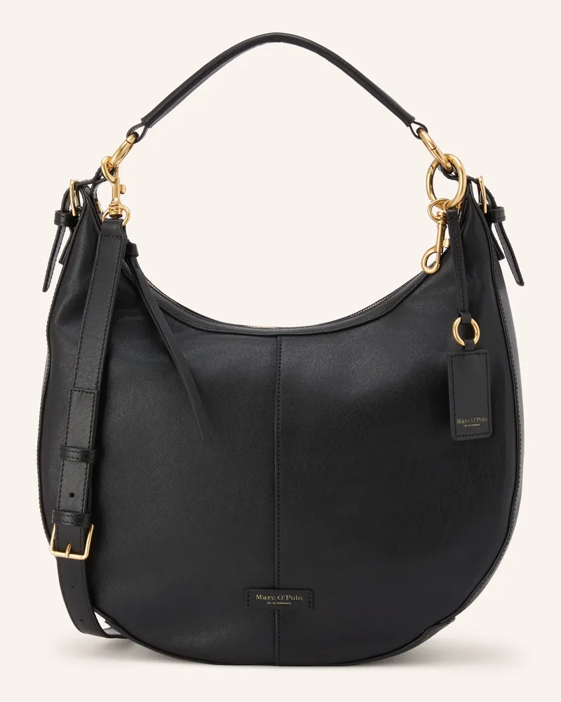 Marc O'Polo Schultertasche schwarz Schwarz