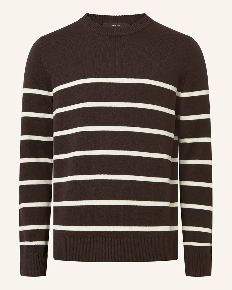 windsor. Pullover Nedo braun Dunkelbraun