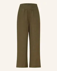 Whistles Leinen-Culotte Gruen