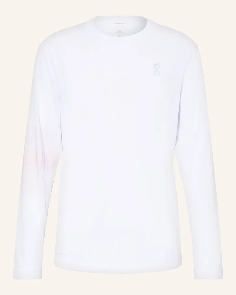 ON Longsleeve Train-T Graphic weiss Weiss
