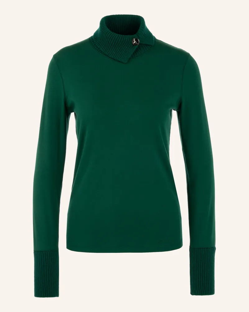 Marc Cain Rollkragenshirt Dunkelgrün