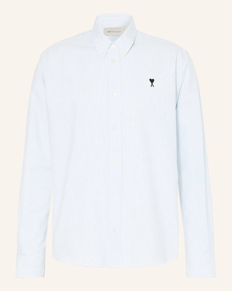 AMI Paris Hemd Classic Fit blau Hellblau