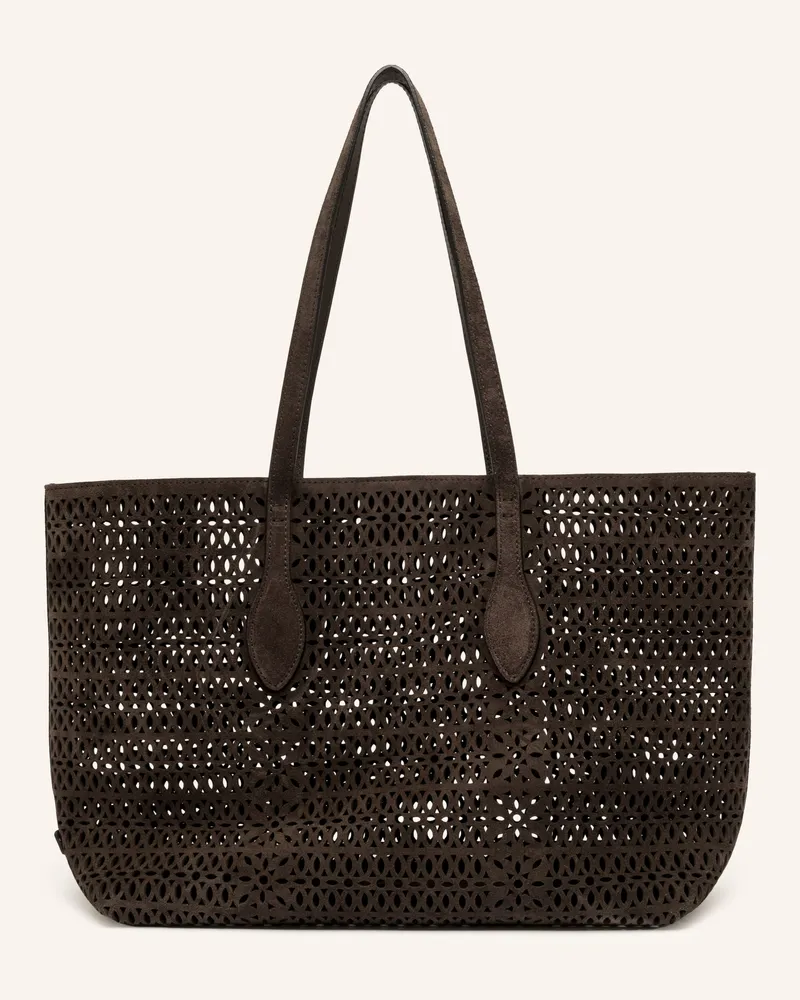 Gianni Chiarini Shopper Mit Pouch Und Cut-Outs braun Dunkelbraun