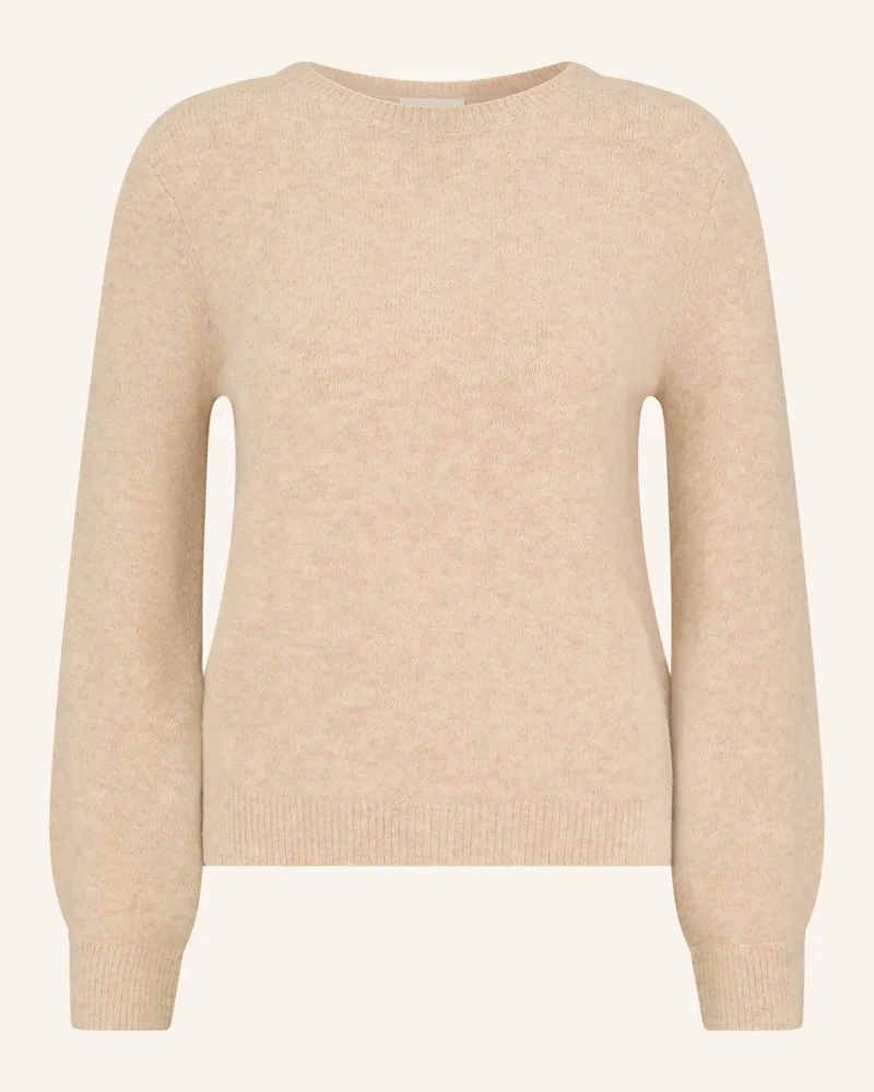 Cartoon Pullover Hellbraun