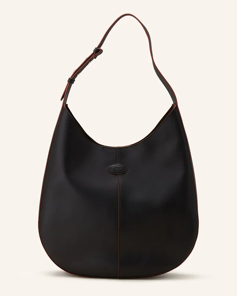 TOD'S Schultertasche SACCA MEDIUM Schwarz