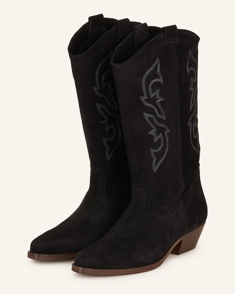 ba&sh Cowboy Boots CLAURYS Schwarz