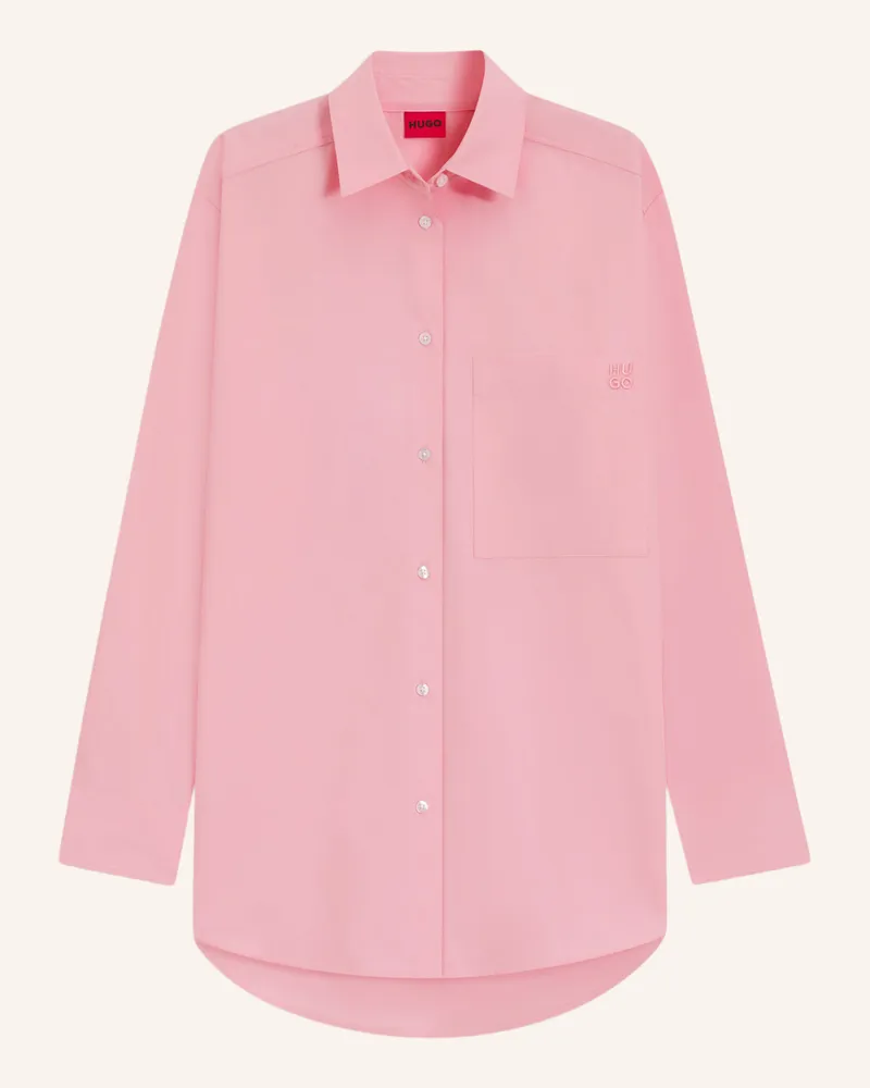 HUGO BOSS Hemdbluse THE OVERSIZE SHIRT Pink