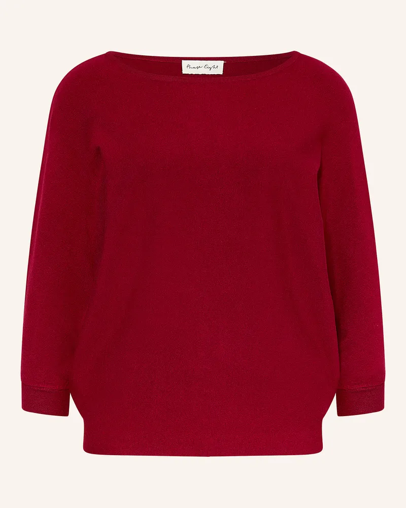 Phase Eight Pullover CRISTINE mit 3/4-Arm Dunkelrot