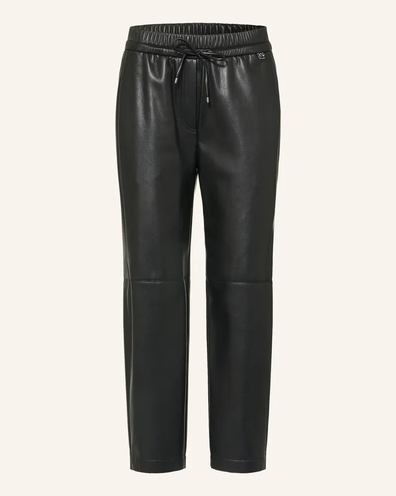 Marc Cain 7/8-Hose Ranchi In Lederoptik schwarz 900