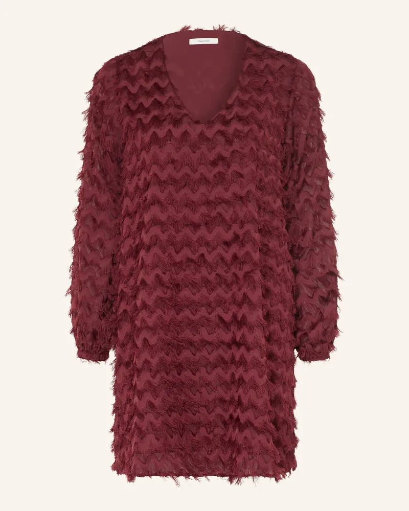 Selected Oversized-Kleid rot Dunkelrot