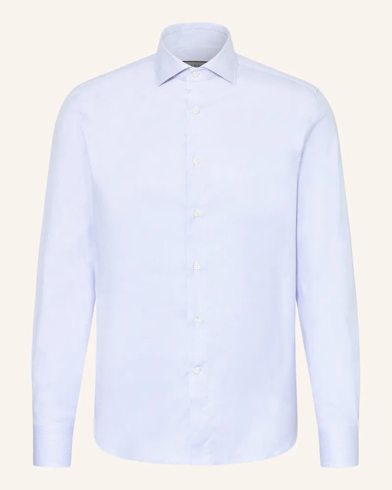 Canali Hemd Slim Fit blau Hellblau