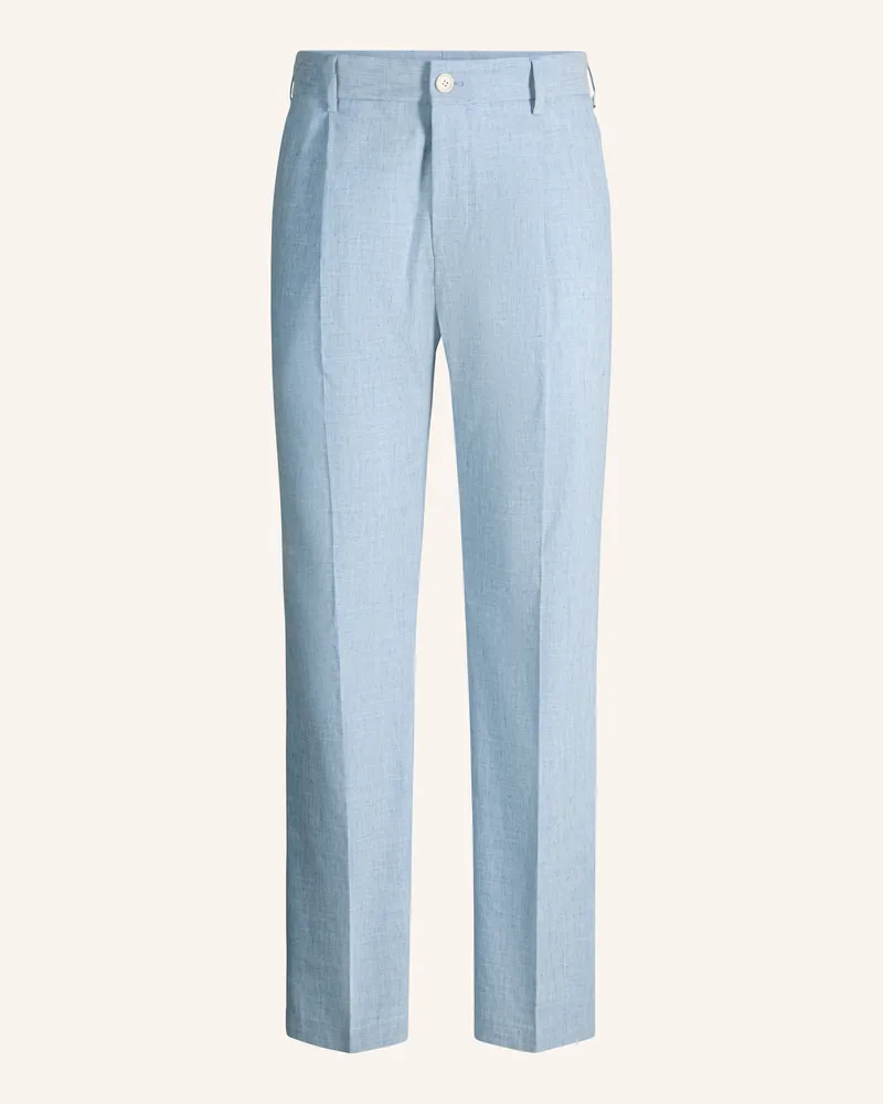 Strellson Anzughose Tomeo Regular Fit Mit Leinen blau Blau
