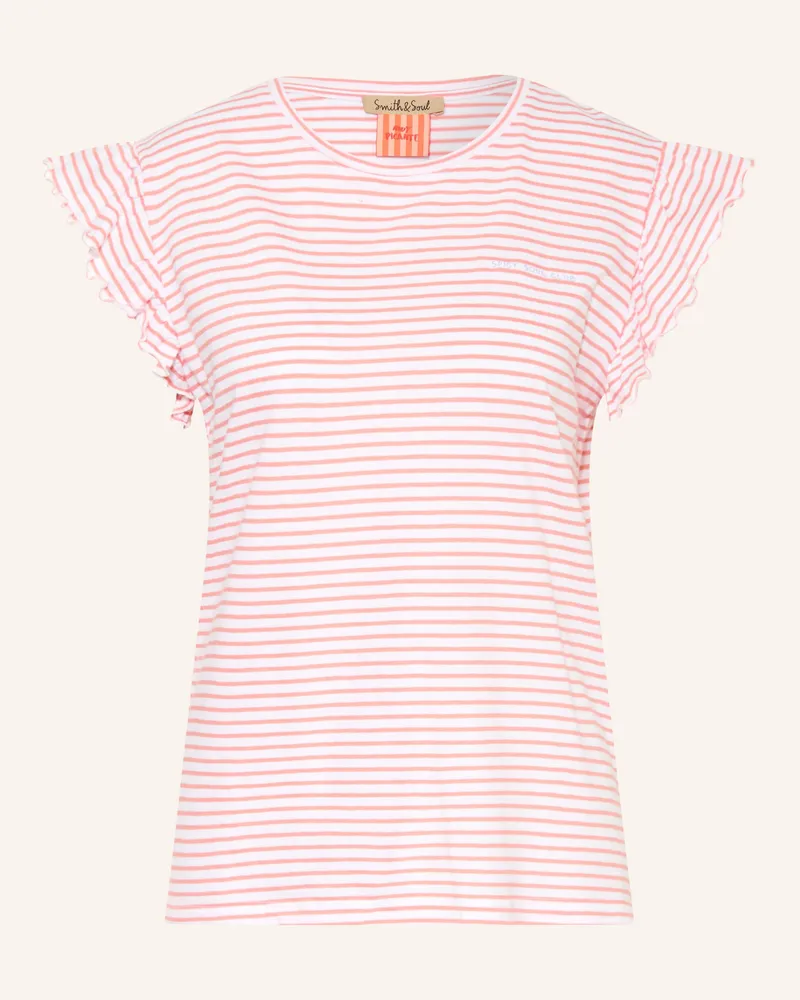 Smith & Soul T-Shirt orange Hellrot