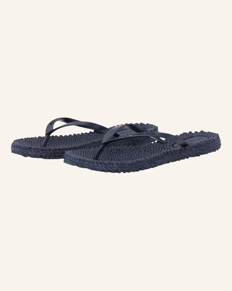 Ilse Jacobsen Zehentrenner cheerful02 blau Dunkelblau
