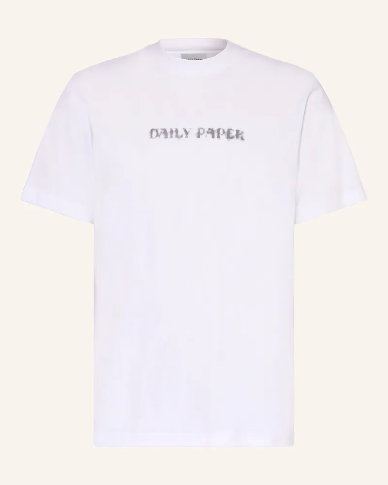 Daily Paper T-Shirt SHIELD FOCUS Weiss
