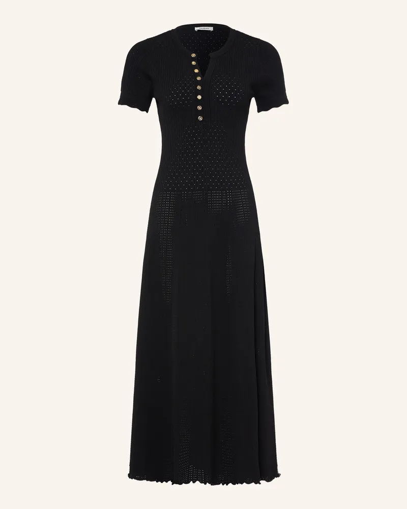 Sandro Strickkleid schwarz Schwarz