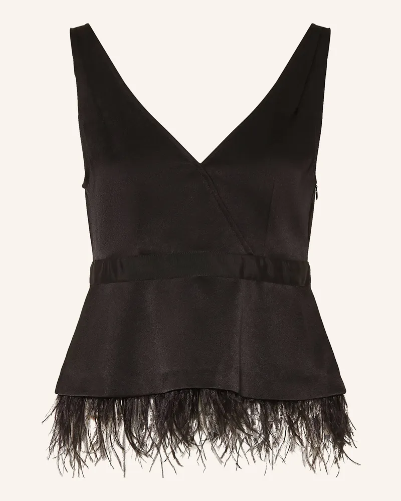 Luisa Cerano Blusentop Schwarz