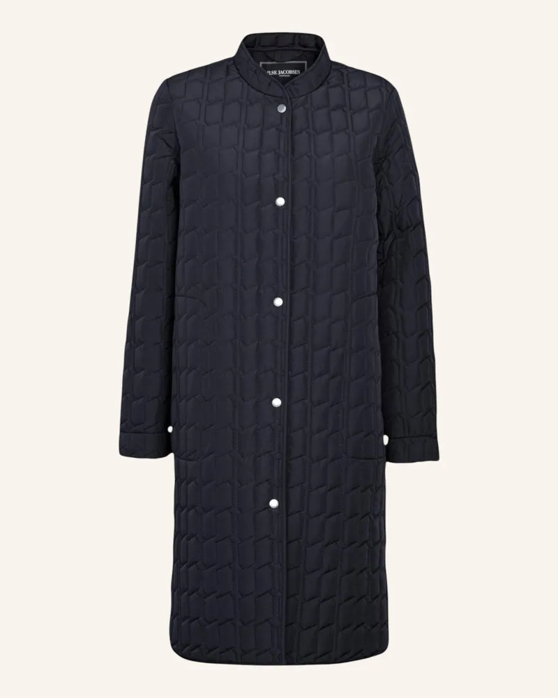 Ilse Jacobsen Steppmantel line01 blau Dunkelblau