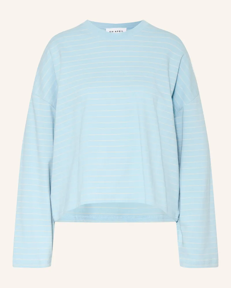 OH APRIL Longsleeve Hot Girls blau Hellblau