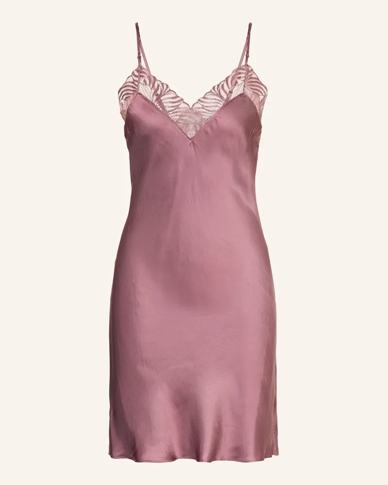 Chantelle Negligé LEGEND aus Satin Altrosa