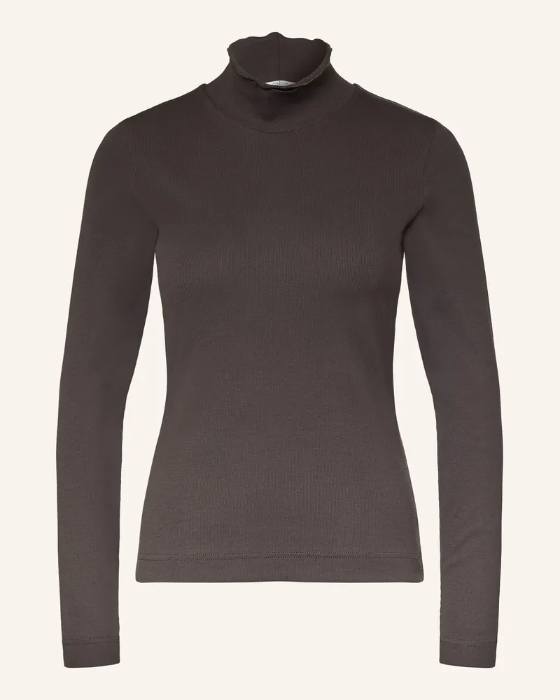 ZAíDA Longsleeve braun Dunkelbraun