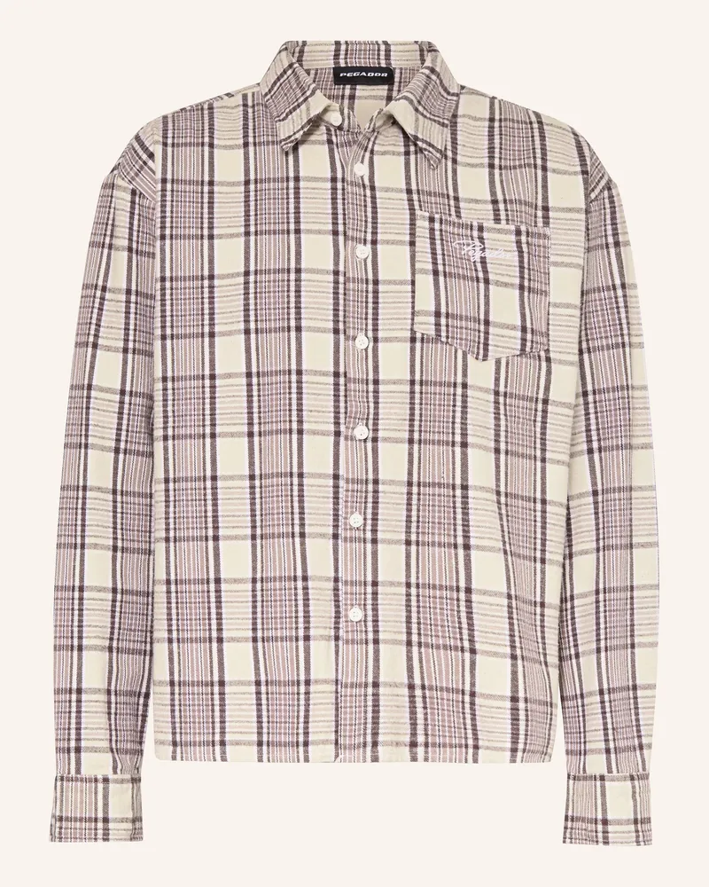 PEGADOR Oversized-Hemd SIGNAR Comfort Fit Creme