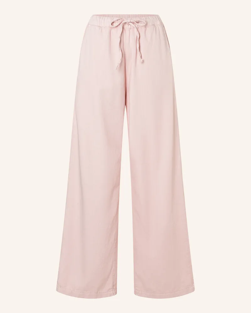 THE.NIM Hose Woman String Pants Cotton rosa Rosa