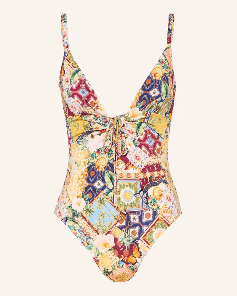 watercult Badeanzug Treasured Trove gelb Dunkelgelb