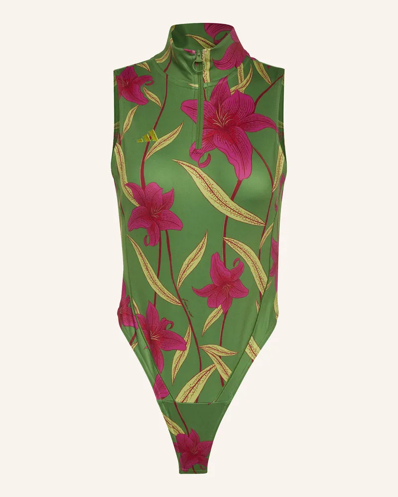 adidas Adidas X Farm Rio Bodysuit gruen Neongrün