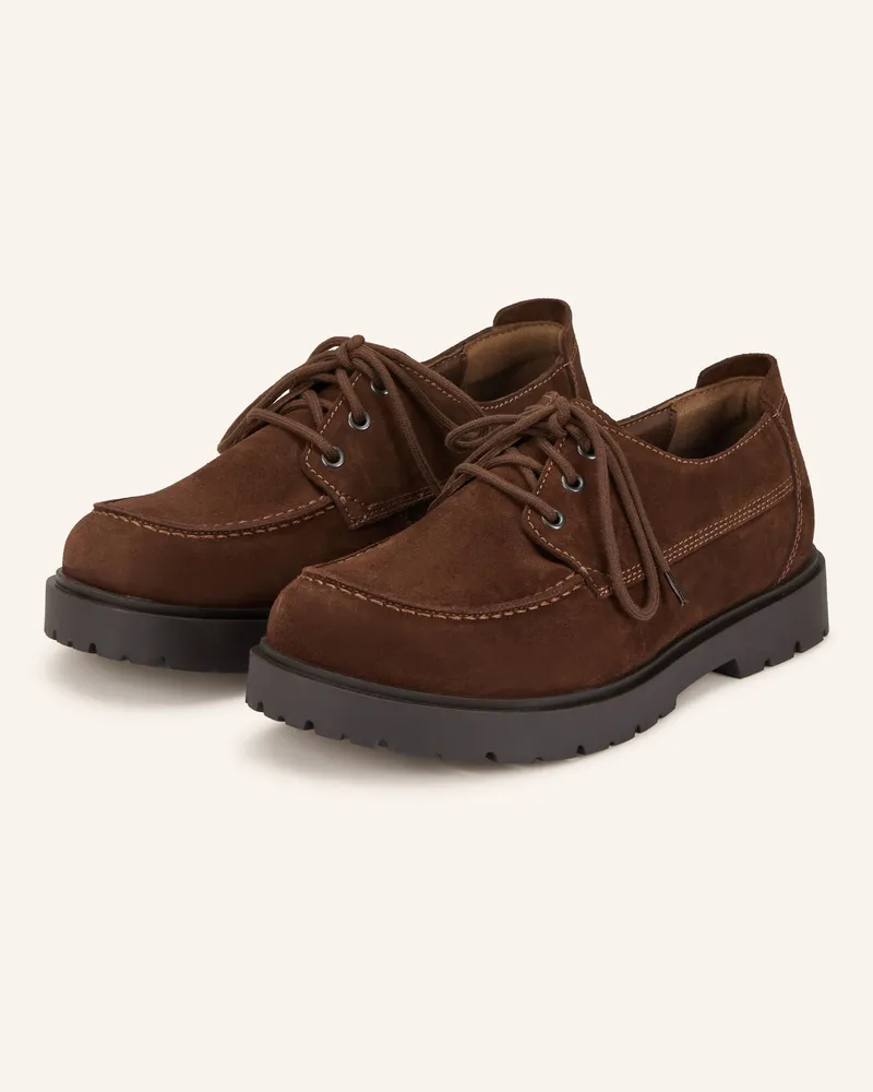 Birkenstock Schnürer Highwood Moc Lace braun Dunkelbraun