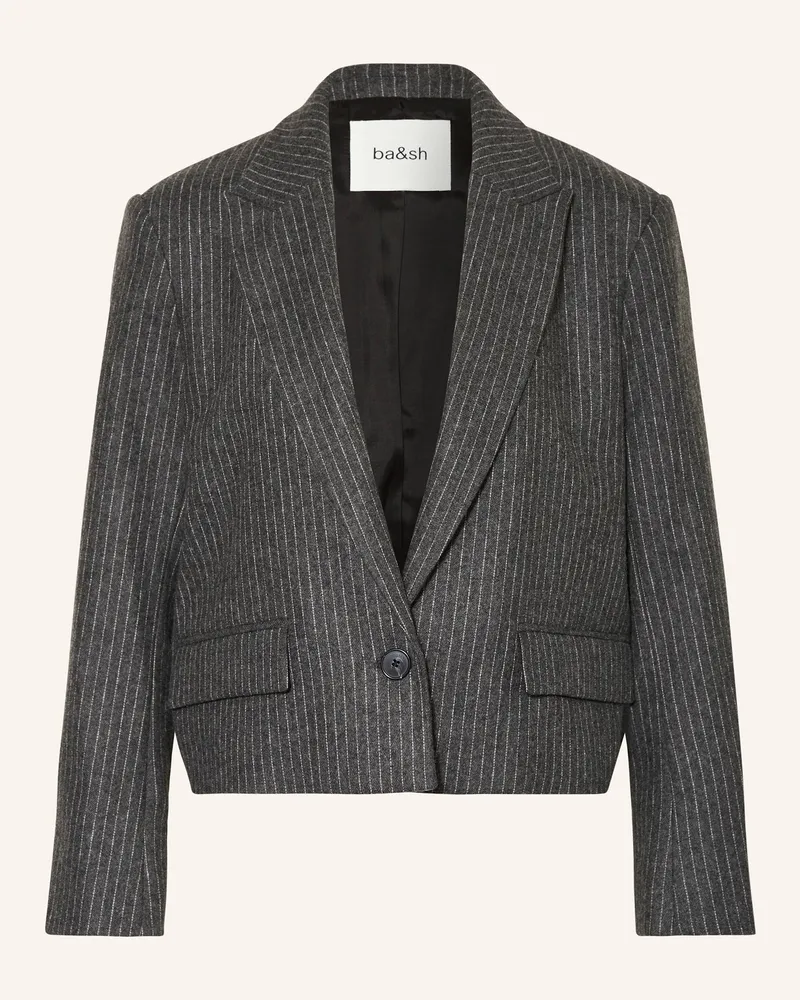 ba&sh Cropped-Blazer Accept grau Dunkelgrau