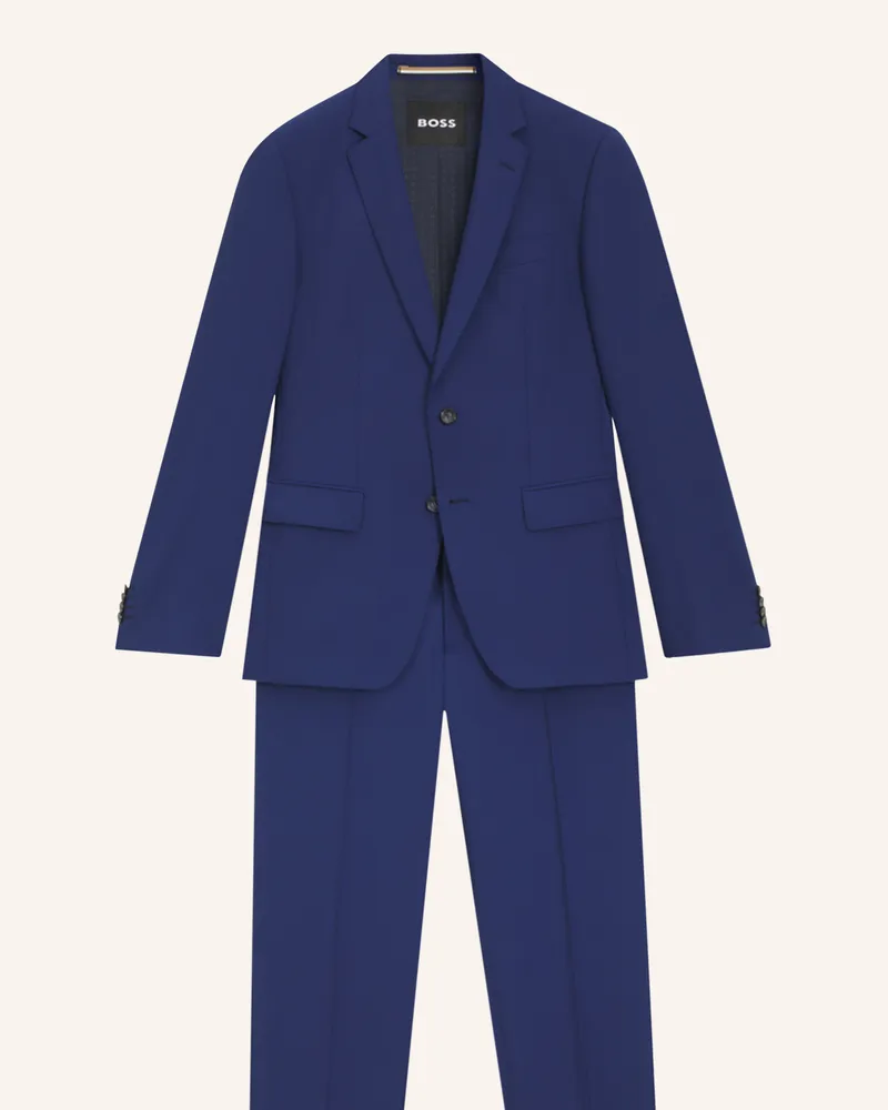 HUGO BOSS Business Anzug H-HUGE-2PCS-224 Slim Fit Dunkelblau