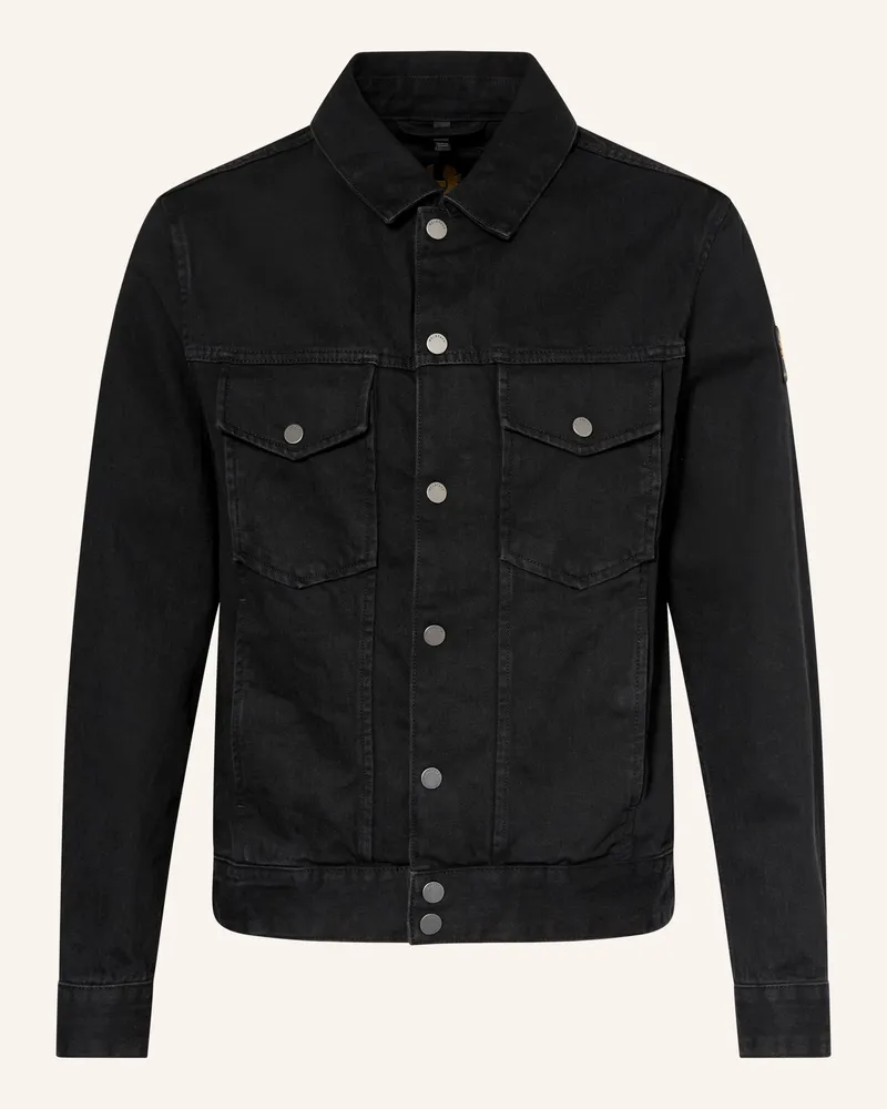 Belstaff Jeansjacke Piston schwarz Wsblk