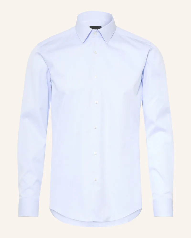 HUGO BOSS Hemd Hank Slim Fit blau Hellblau