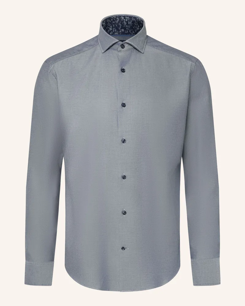 Olymp Hemd Smart Business Modern Fit blau Dunkelblau