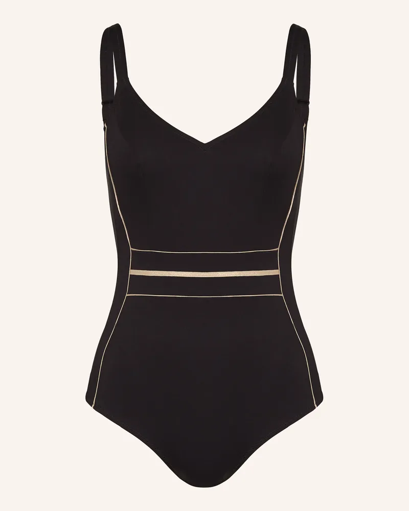 Charmline Bügel-Badeanzug BODY POWER mit Shaping-Effekt Schwarz