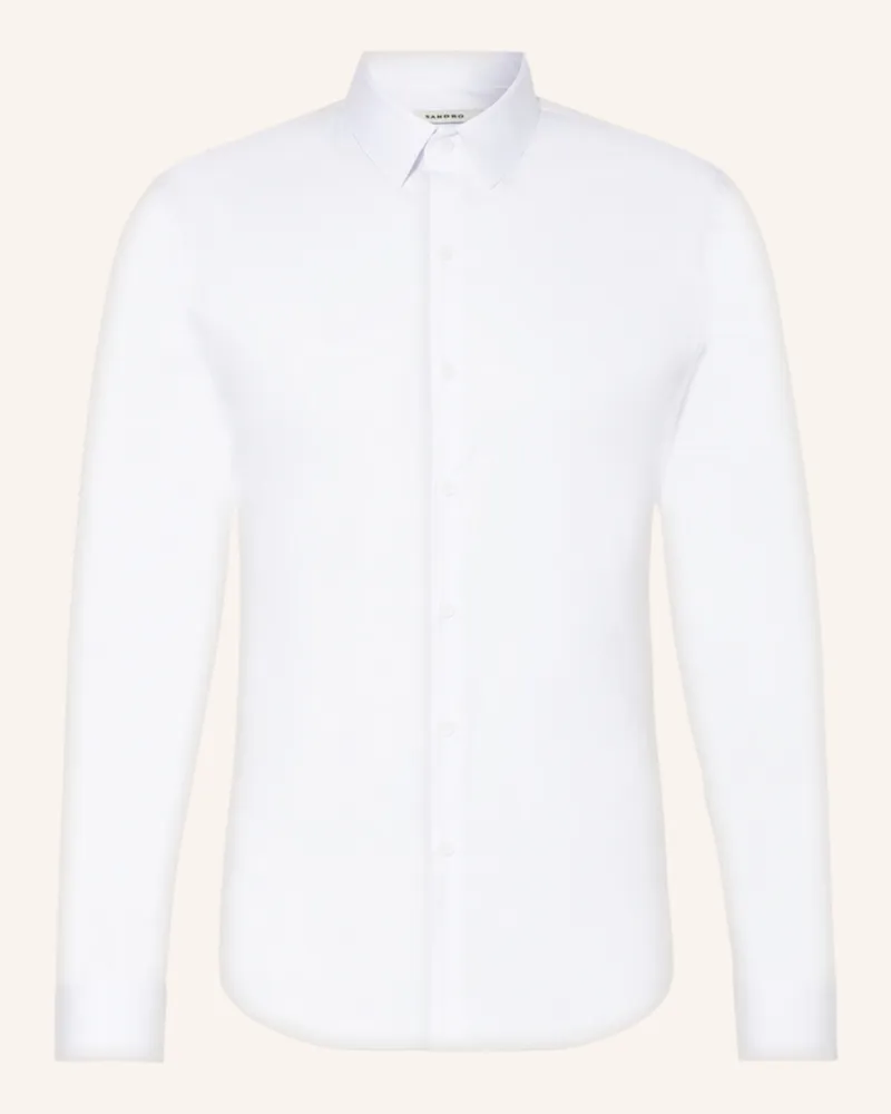 Sandro Hemd Extra Slim Fit weiss Weiss