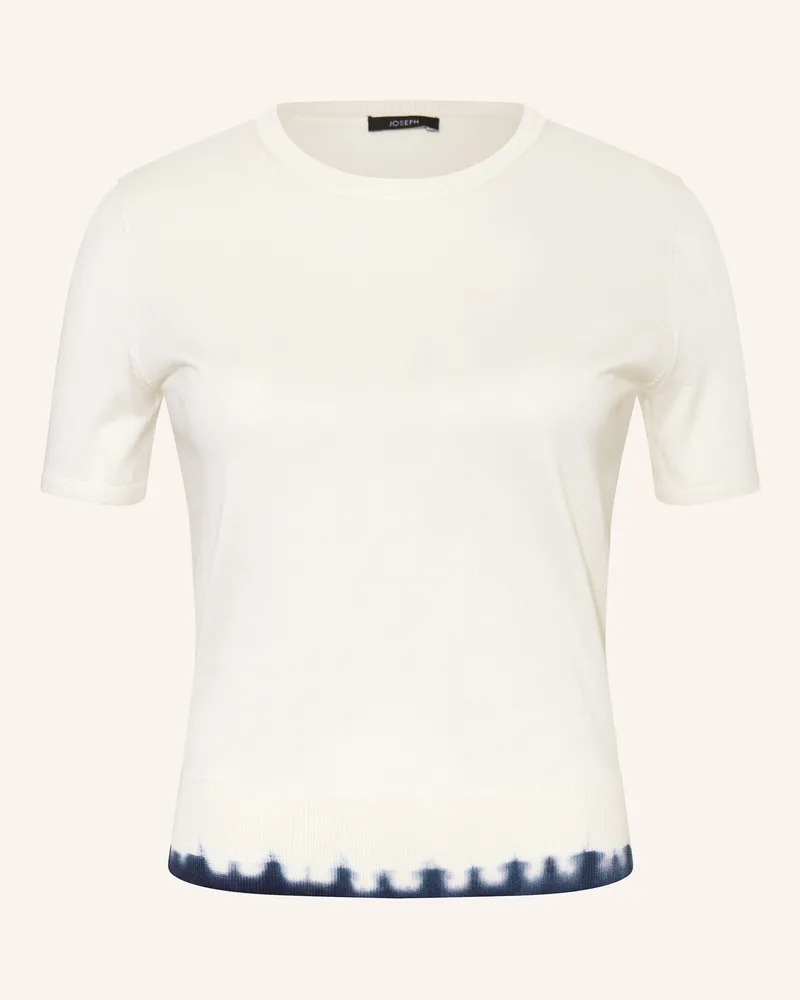 Joseph Strickshirt mit Seide Ecru