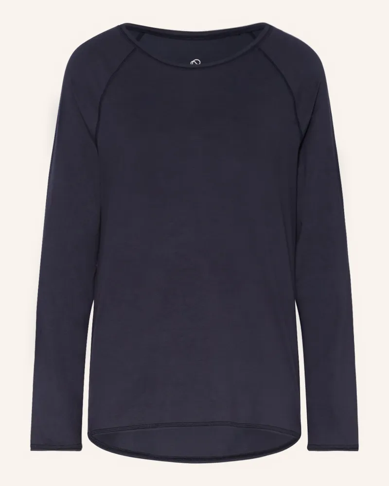 Calida Schlafshirt DEEPSLEEPWEAR BALANCING Dunkelblau
