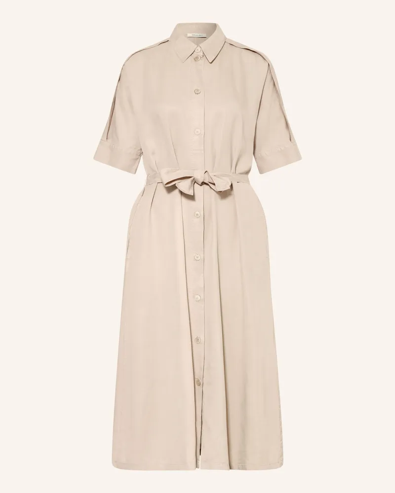 Maerz Hemdblusenkleid beige Hellgrau