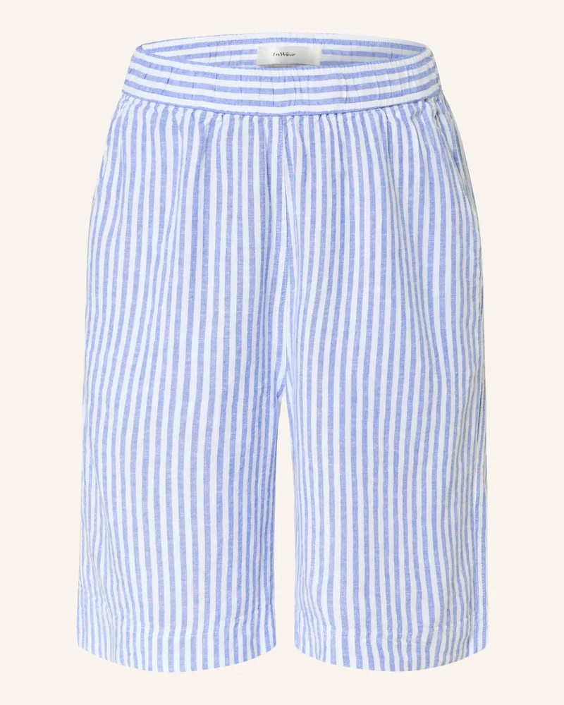InWear Shorts RIMONEIW mit Leinen Blau