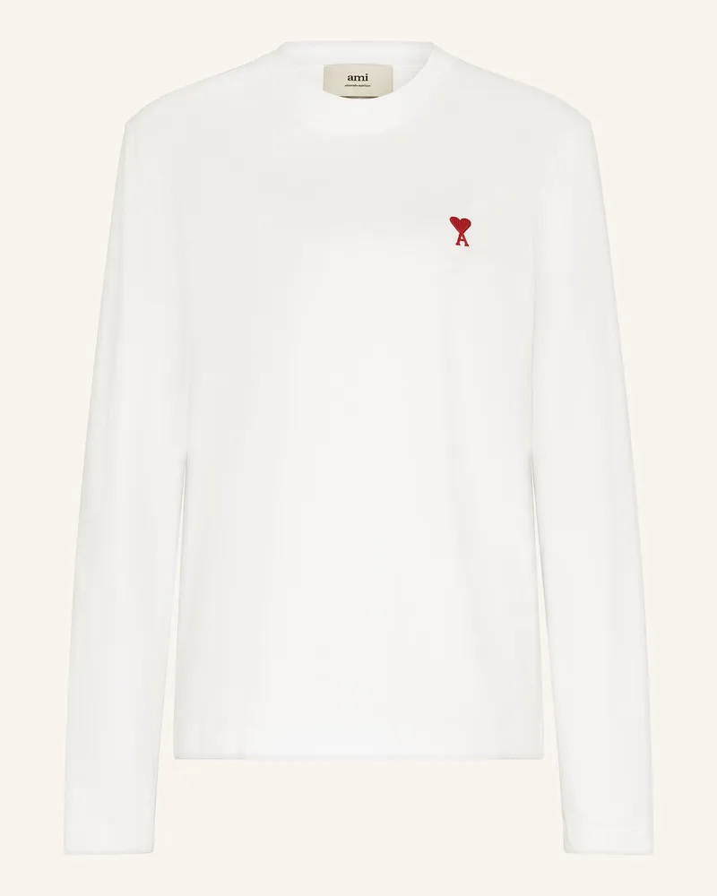 AMI Paris Longsleeve weiss Weiss