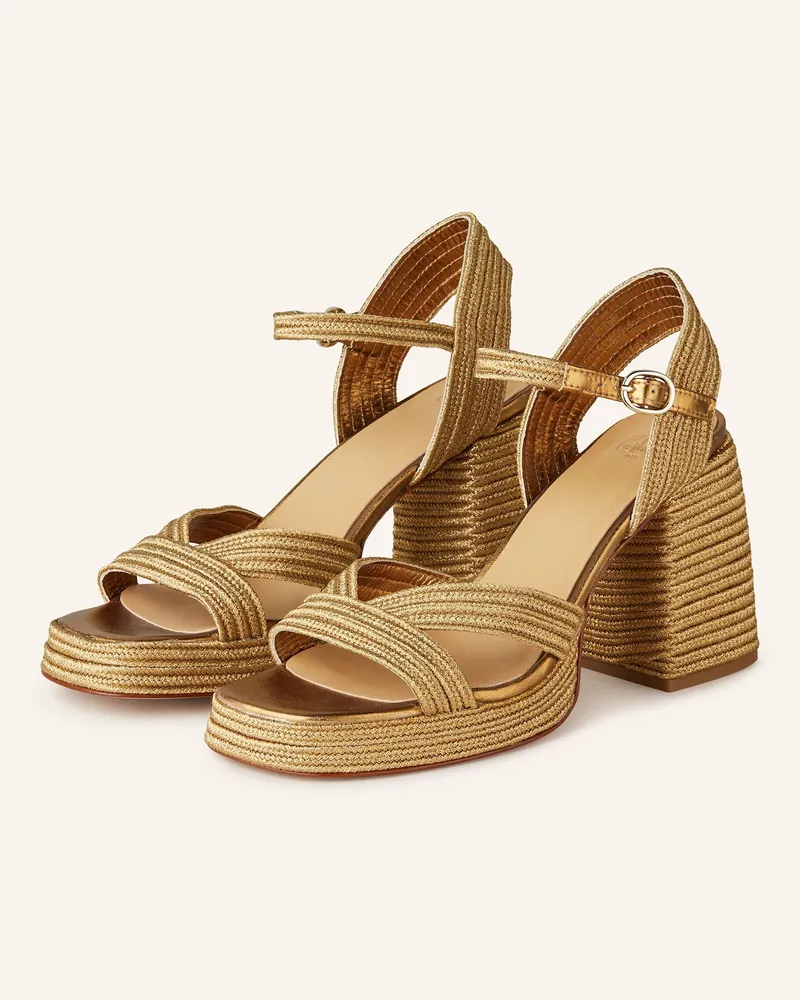 Castañer Sandaletten Valle gold Gold